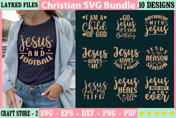 Christian SVG Bundle 2: Freebies for Graphics