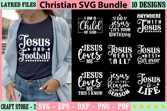 Christian SVG Bundle 4: Graphics & Freebies