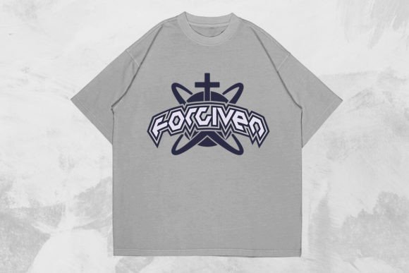 Forgiven Christian Y2k Graphics for T-Shirt Designs