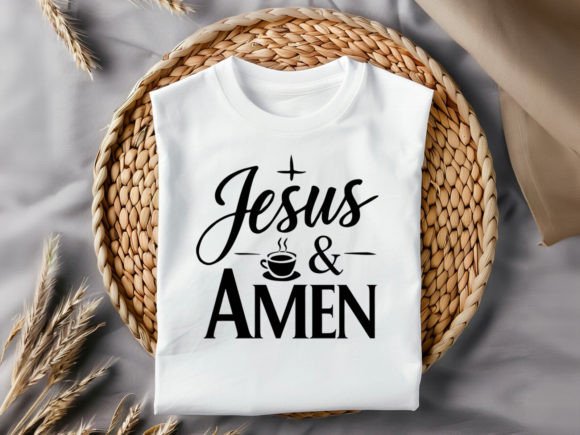 Jesus and Amen SVG: Graphics for T-Shirt Designs