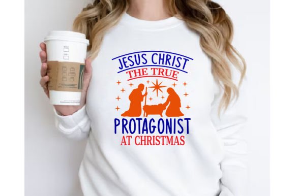 Jesus Christ the True Protagonist Graphics for T-Shirt Designs