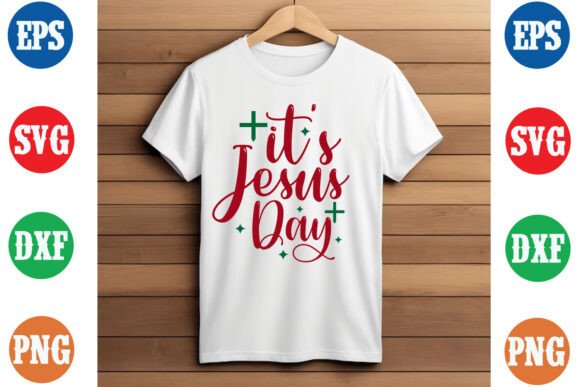 Jesus Day Calligraphy Graphics for T-Shirt Designs