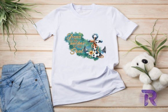 Jesus is the Anchor of My Soul PNG Graphics for T-Shirt Designs