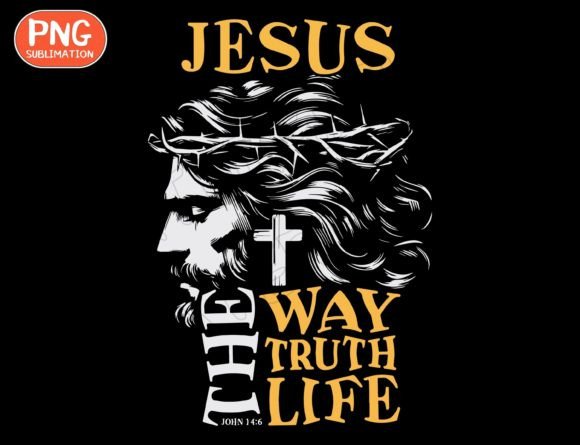 Jesus Png Graphics for Faith T-Shirt Designs