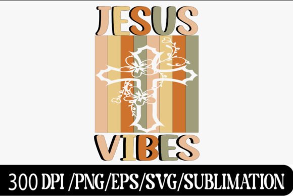 Retro Christian Graphics for T-Shirt Designs
