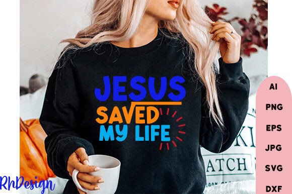Retro Jesus Saved My Life SVG: Freebies & Graphics