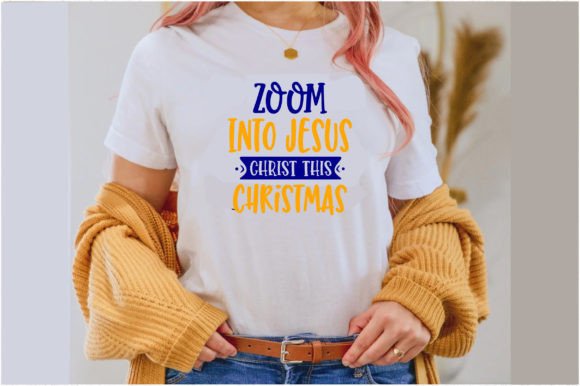 Zoom into Jesus Christ Graphics & T-Shirt Designs